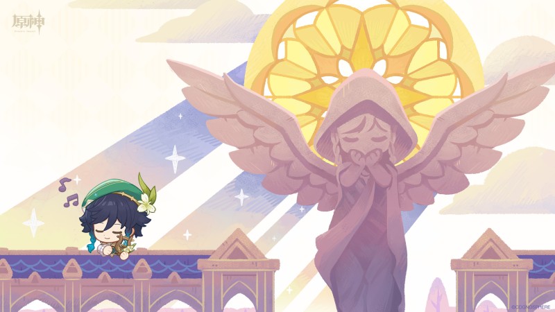 《原神》「星路拾憶」網頁活動桌布預覽(一) - 封面圖